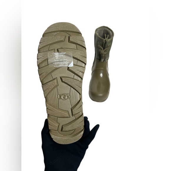 UGG Women's Raincloud Lace Olive Boots - Picture 13 of 14